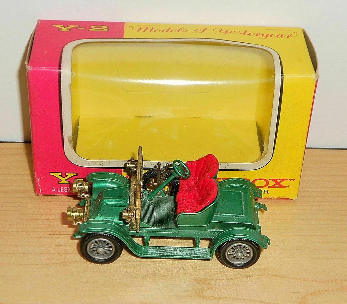 (1550)マッチボックス Y-2 1911 ルノー Matchbox Models Yesteryear Y-2 1911 Renault 2 Seater Box Red