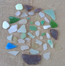 LOT 4 of Genuine Sea Glass from lifetime collection Cape Cod and Maine beaches.