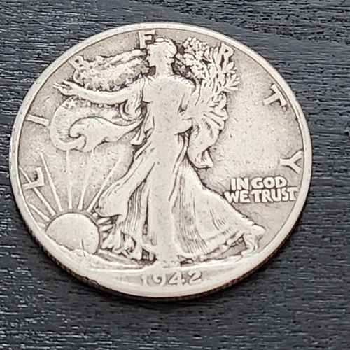 1942 50C Walking Liberty Half Dollar-P