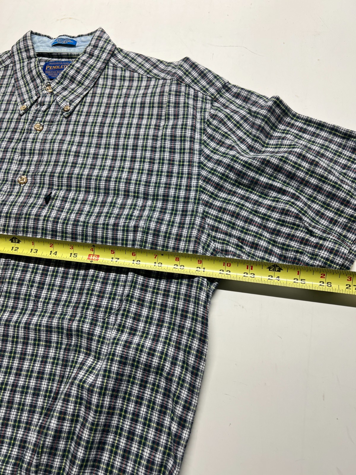 Pendleton Button Up Shirt Multicolor Plaid Preppy… - image 8