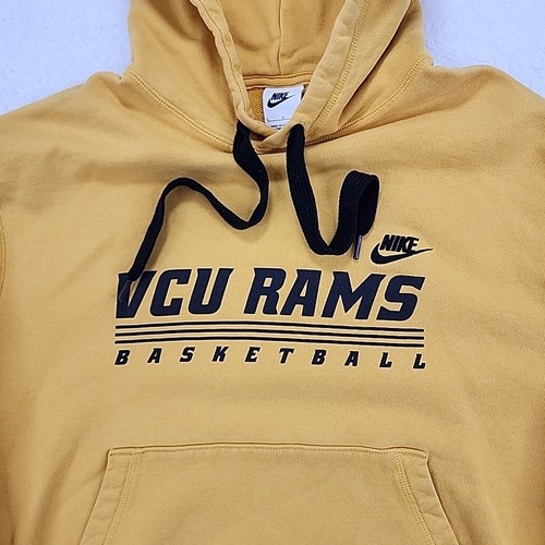 Nike VCU Rams Basketball Hoodie Sweatshirt Herren Größe Large gelb NCAA College - Bild 3 von 10