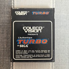 The Official Turbo (Coleco Vision) Video Game Cartridge