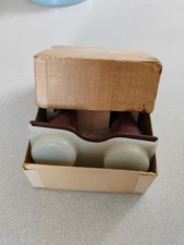 VTG 1950s Radex 3-D VIEWER 10 SLIDES OF Mom & Kids PLASTIC VIEWER