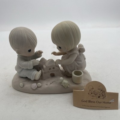 1984 Precious Moments Figurine ''God Bless Our Home'' #12319 Boxed