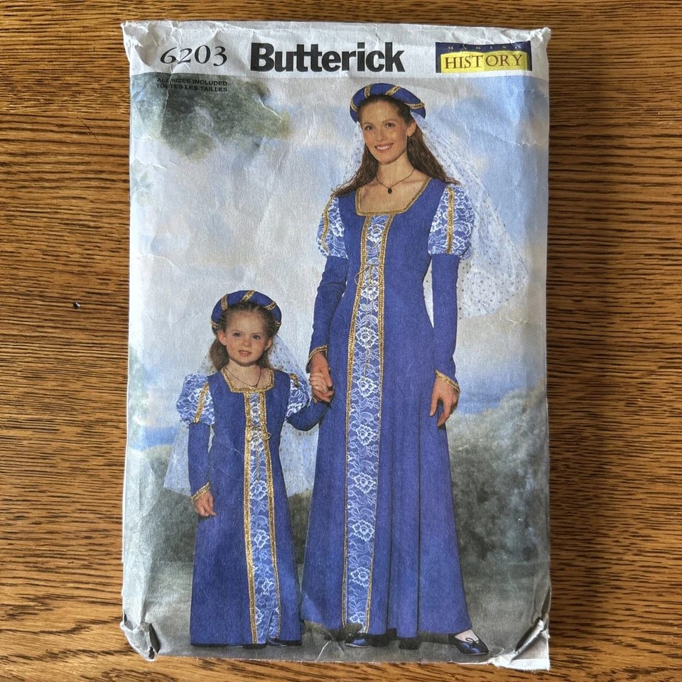 Butterick Making History Costume Patterns Patriot Gowns Lace Tops Adlt Lot of 4 - Image 2 of 4