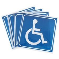  4 Pcs Disabled Wheelchair Sticker Car Stickers and Decals for Vehicles