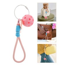 Pickleball Paddles Balls Keyring Funny Keychain Portable Sports Hanging