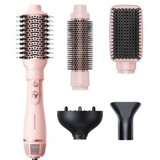 Wavytalk Air Sculpt 5-in-1 Hot Air Brush Set Blow Dryer Styler Pink