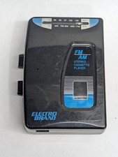 Vintage AM FM Radio Stereo Cassette Player Electro Brand 2040