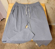 Vuori Ponto Pants Men’s Gray Performance Lounge Drawstring w/Pockets Size XXL