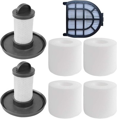 HEPA Filter Foam Felt Filter Support Kit Compatible with Shark LZ600 LZ601
