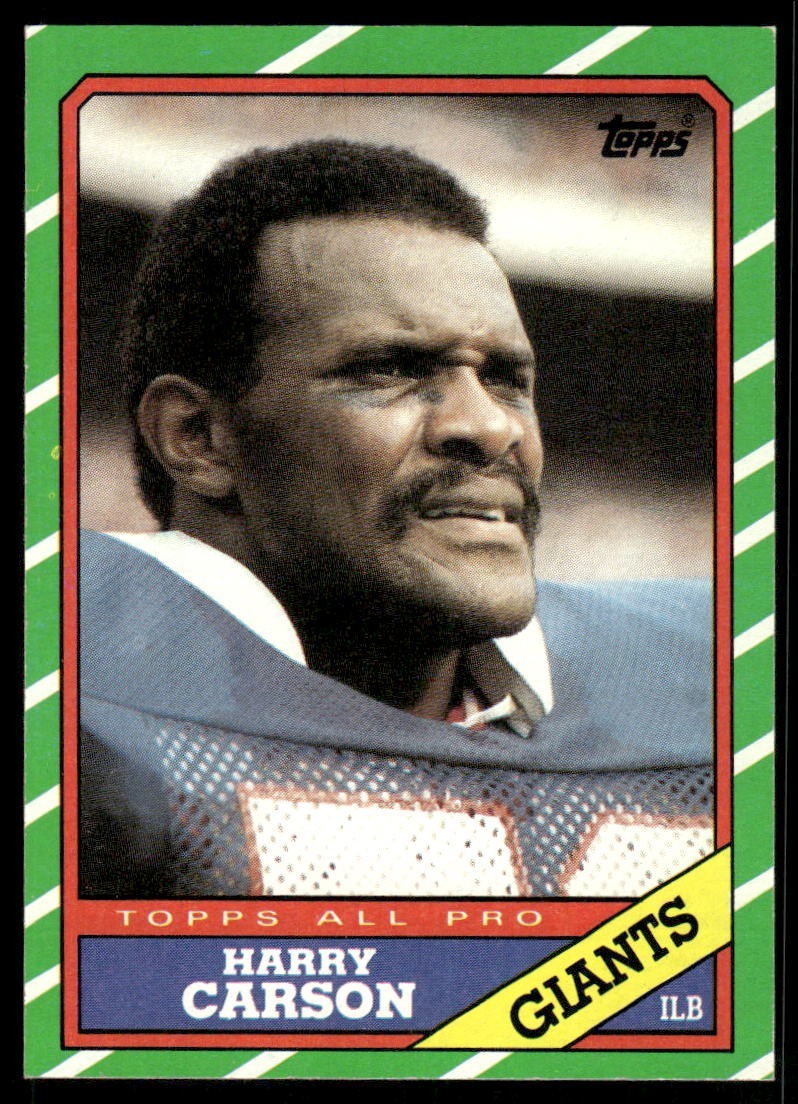 1986 Topps - #152 Harry Carson