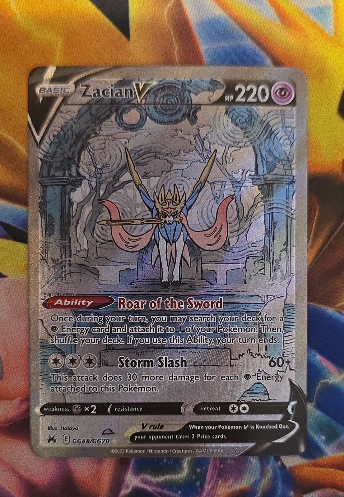 Zacian V GG48/GG70 SWSH: Crown Zenith: Galarian Gallery Holo