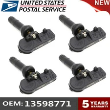 4pcs TPMS 13586335 13598771 Tire Pressure Monitoring Sensors For Chevy GMC