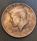 Beautifully Toned 1964 Kennedy Silver Half Dollar. Very Nice Coin