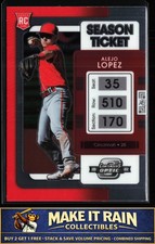 Alejo Lopez 2022 Panini Chronicles Contenders Optic #14 Cincinnati Reds Rookie
