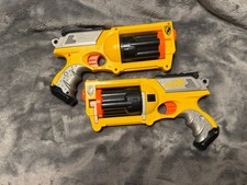 Nerf N-Strike Maverick REV-6 Dart Blaster Revolver; Color: yellow, grey
