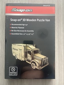 【限定品】Snap-on 3D Wooden Puzzle Van Snap on Van | eBay UK
