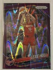 2025 Panini WNBA Prizm Lexie Hull Purple Seismic Prizm /175 Indiana Fever #51