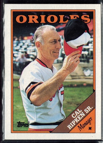 Cal Ripken Sr. #444 1988 Topps card