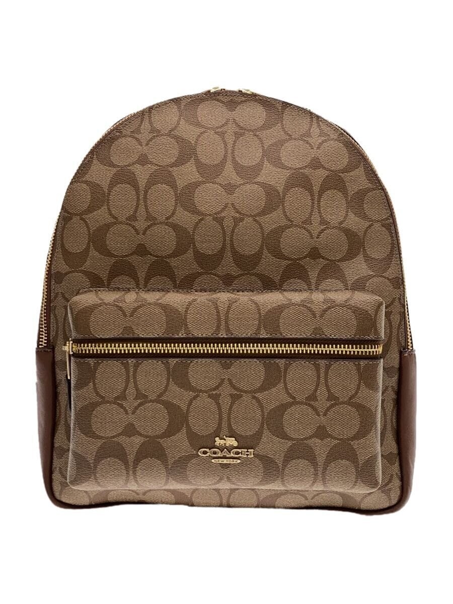 COACH Signature Leather Backpack for Women Stylish & Spacious