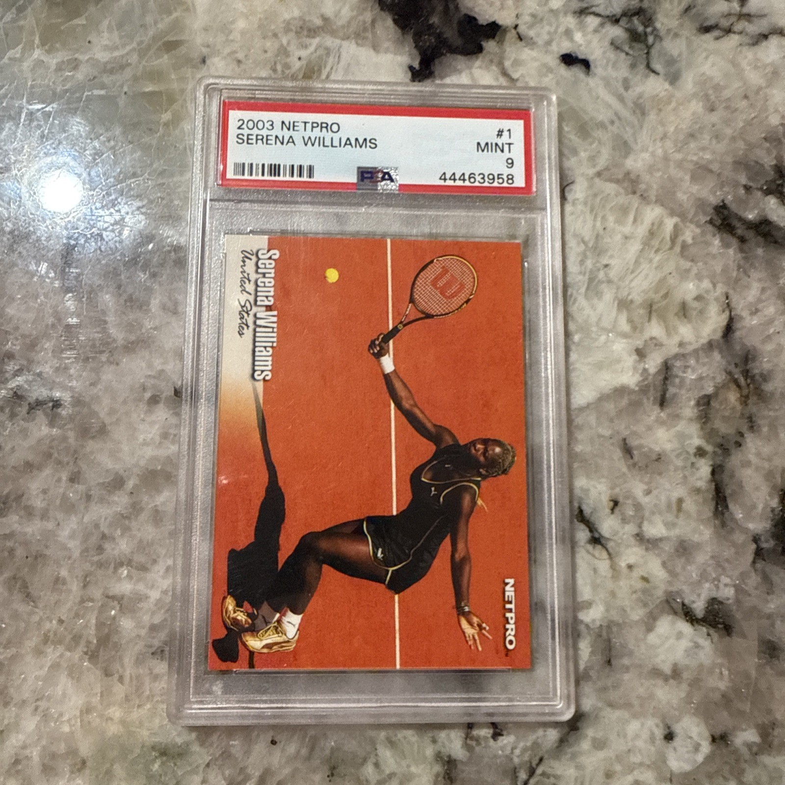 2003 Netpro Serena Williams #1 PSA 9