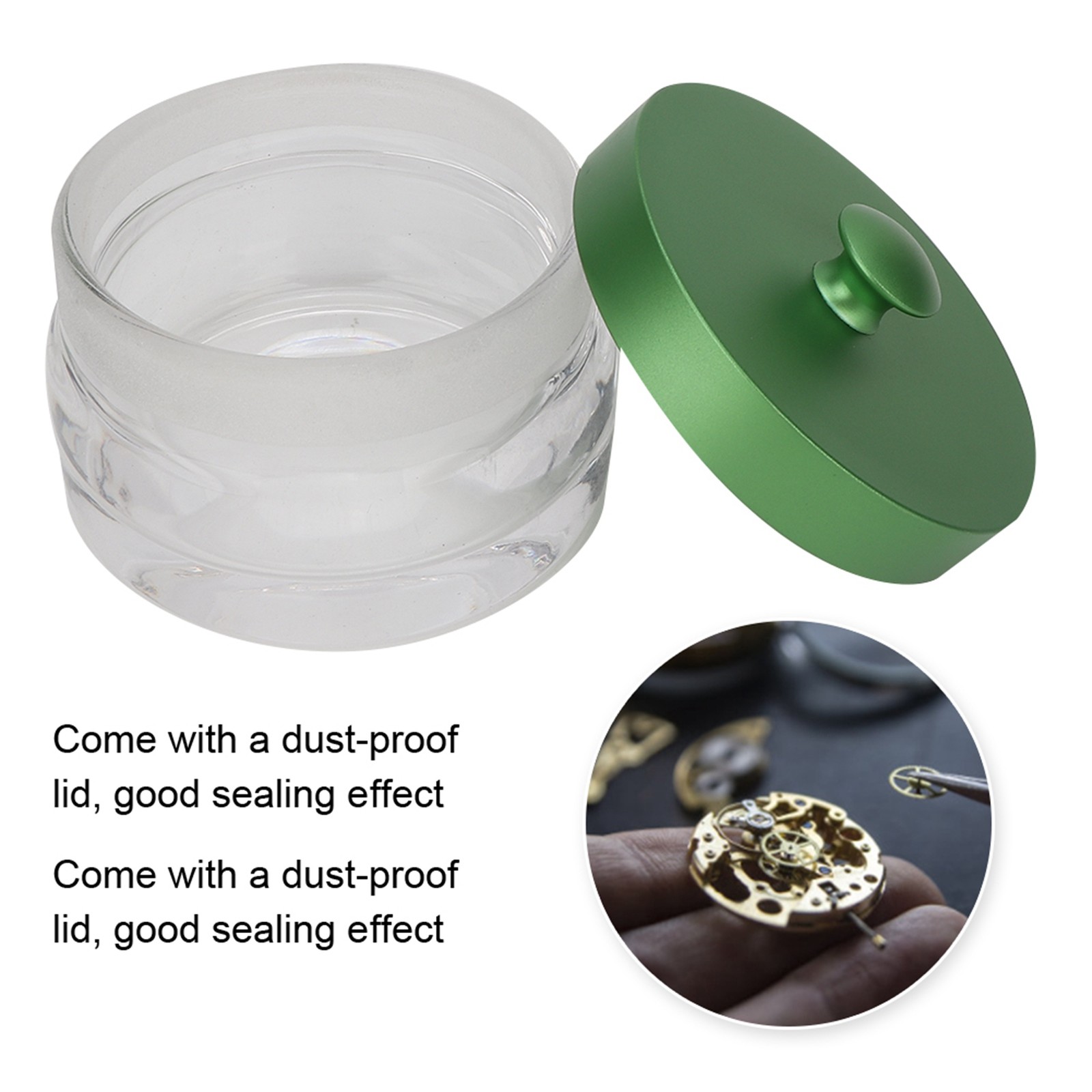 Watch Movement Cleaning Maintenance Repair Pot Glass Watch Oil Washing Jar