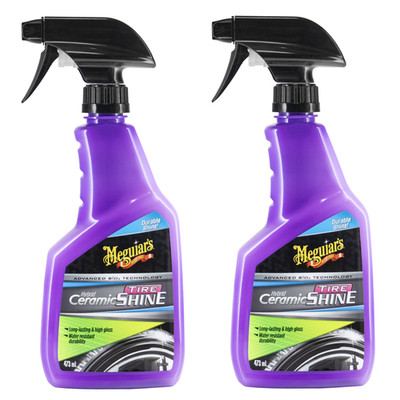 2x Meguiars Hybrid Ceramic Tire Shine Reifenglanz Sprühversiegelung 473ml