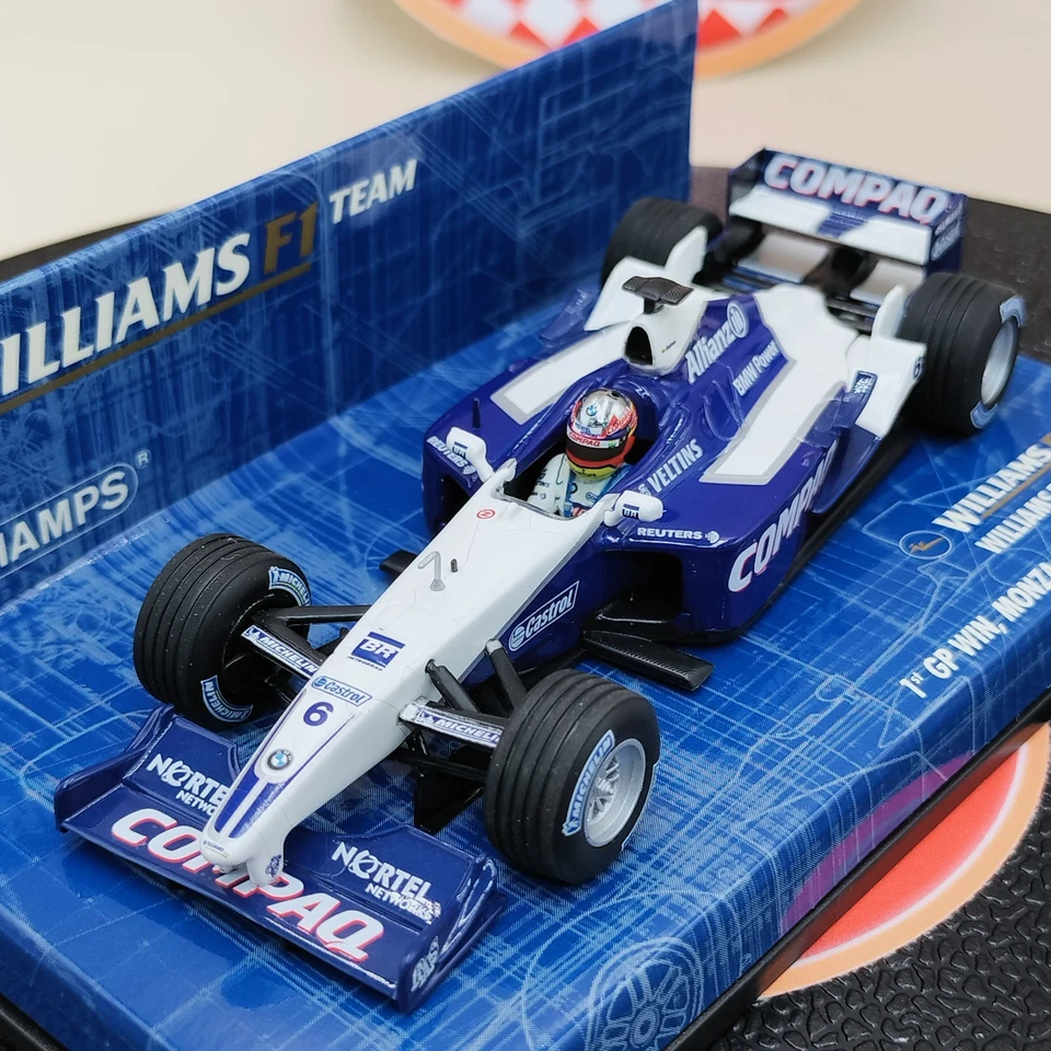MINICHAMPS 1/43 Williams F1 BMW FW23 1st GP Win Monza 2001 J.P.Montoya 400010126 - Image 2 of 4