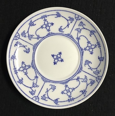 Untertasse  14cm für Teetasse  8cm - Strohblume / Blau Saks - Jäger Eisenberg
