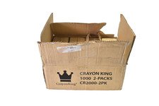 CrayonKing 1000 x2 Pack Multi-Color Bulk Crayons School Restaurant Party Favor