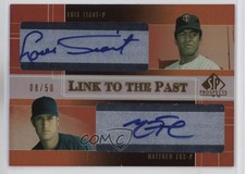2004 SP Prospects Link to the Past 8/50 Luis Tiant Matt Fox #LP-TF Auto 3y4