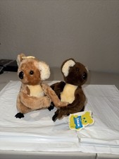 Vintage Hugging Koala Bears R. Dakin Plush 1978 Stuffed Animal 2 pc 6  Clean