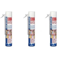 Schiuma Rapida Saratoga 750ml Poliuretanica Autoespandente uso manuale pezzi 3