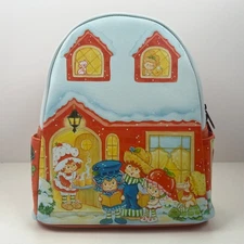 Loungefly Strawberry Shortcake And Friends Caroling Holiday Mini Backpack NWT