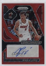 2023-24 Panini Prizm Signatures Choice 88/88 Nikola Jovic #SIG-JOV Auto 14t3