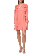 Dkny Ruffle Mini Dress Women's
