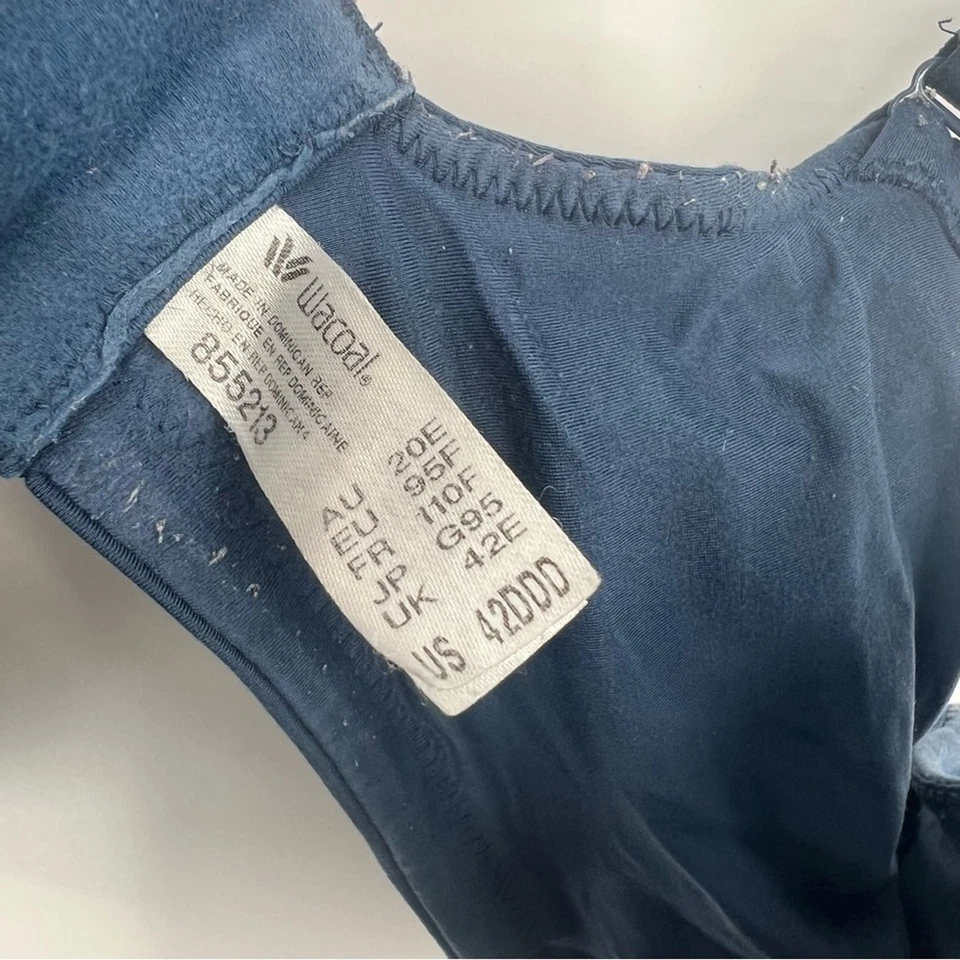 Juego de sujetador íntimo Wacoal - púrpura y azul - 42DDD Foto 3 de 4