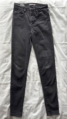 Levi s Premium Mile High Super Skinny Jeans Black Celestial 29X32 GOOD
