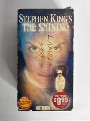Stephen Kings The Shining (VHS, 2003, 2-Tape Set) Steven Weber TV Mini Series