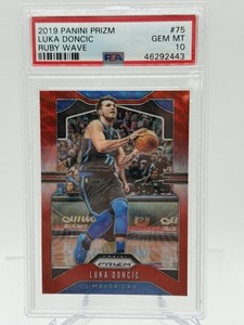 Luka Doncic Ruby Wave Prizm Psa 10 for sale | eBay
