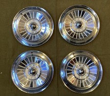Factory Original 1957 Ford 14 Hubcap Set 4