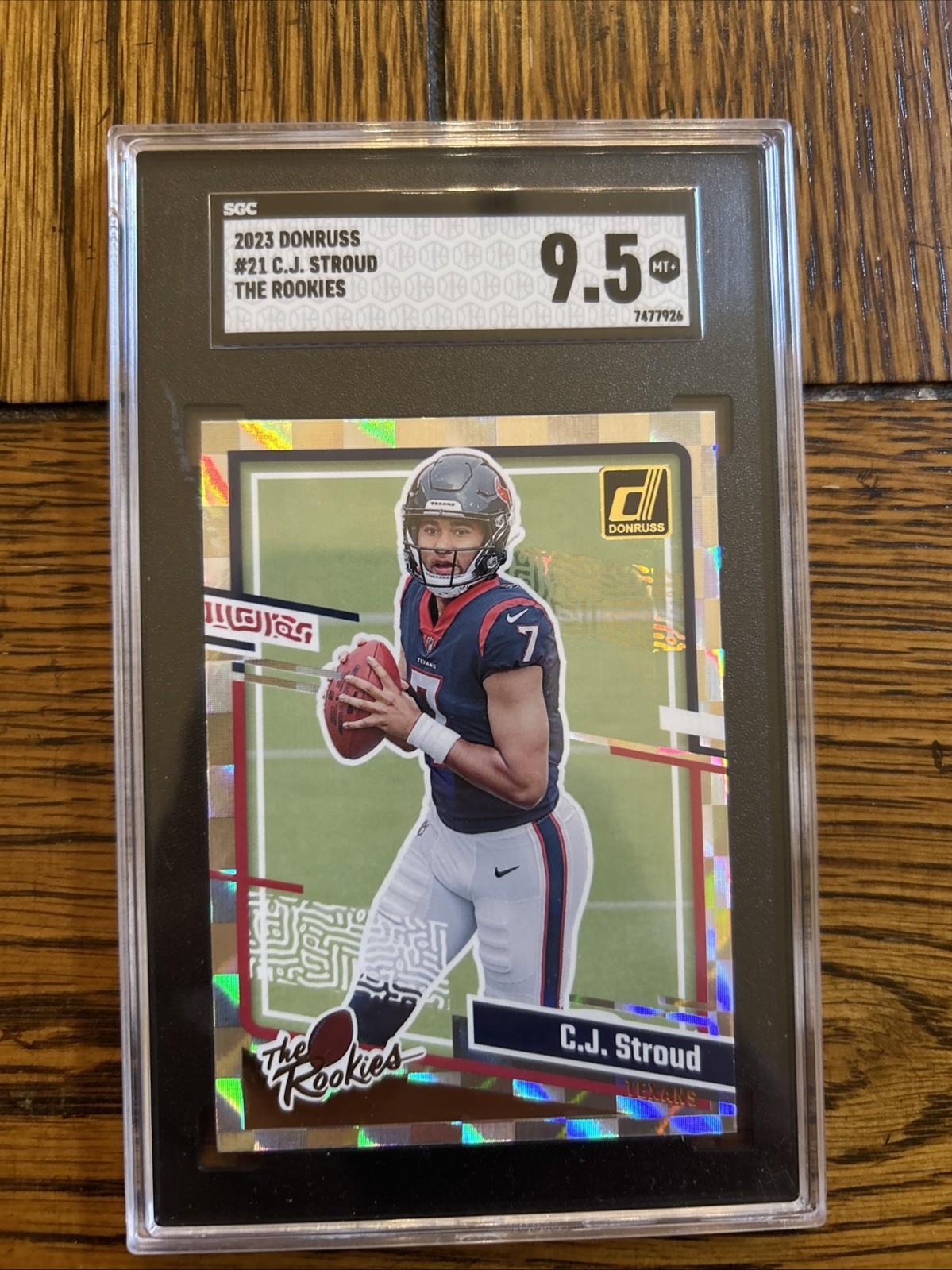 CJ Stroud "The Rookies" 2023 Panini Donruss Rookie Card RC Texans SGC 9.5