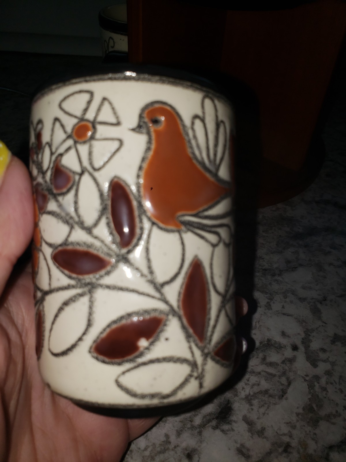 Vega By Artesa Coffee/ Tea Set With Wood Stand Handmade In Ecuador