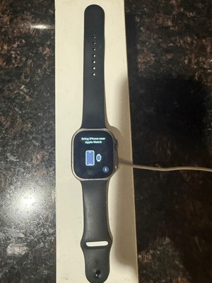 Apple Watch Ultra 49mm Titanium Case with Black/Gray Trail Loop Band (GPS +...