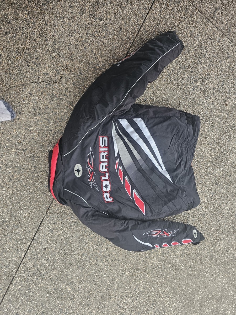 Rare! Polaris XC Snowmobile Jacket Sz LT & Bibs Sz XL Racing Suit