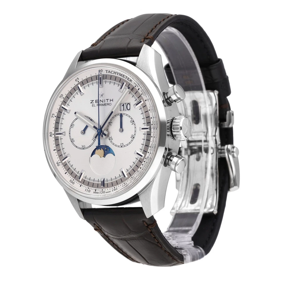 Zenith El Primero Helios Silver Dial Automatic Men's Watch 03.2160.4047/02.C713 - Image 4 of 4