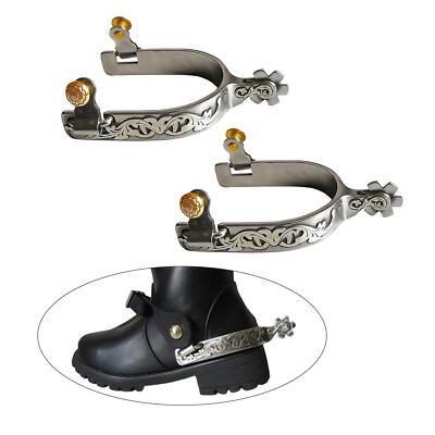 2Pcs Western Horse Spurs Horse Riding Spurs for Training UK