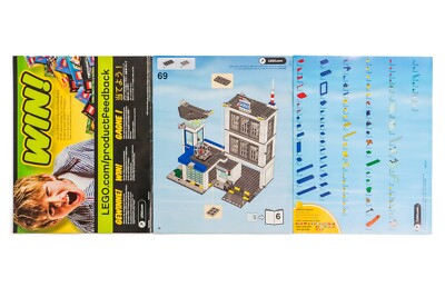LEGO CITY 60047: Police Station Instruction Booklets 4,5, and 6