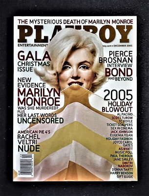PLAYBOY MAGAZINE December 2005 Marilyn Monroe Last Words Centerfold